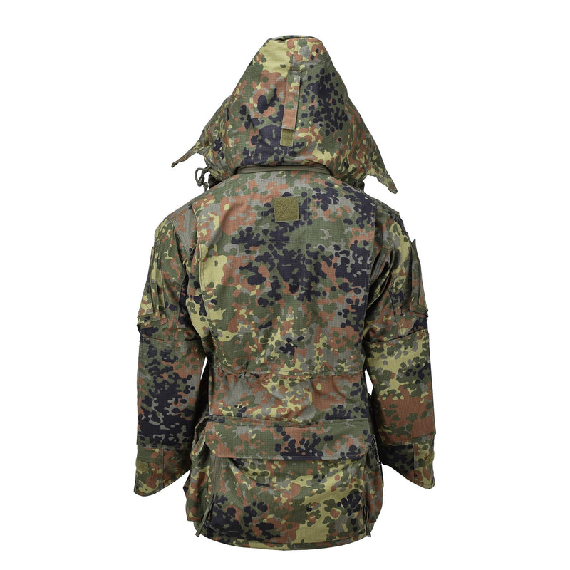 TACGEAR Marke Militärischen stil kommando smock jacke full-zip ripstop flecktran
