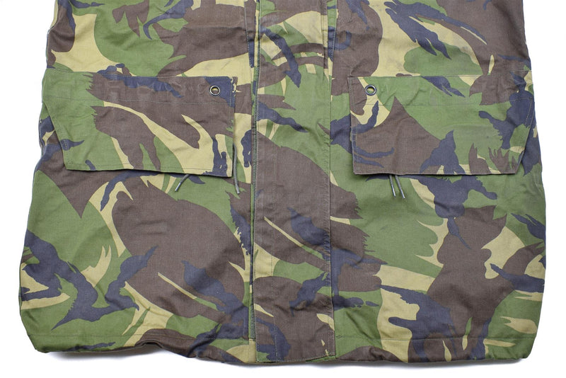 Echte niederländische Armeejacke, Kampfjacke DPM Goretex, wasserdicht, Camouflage, Überschussparka