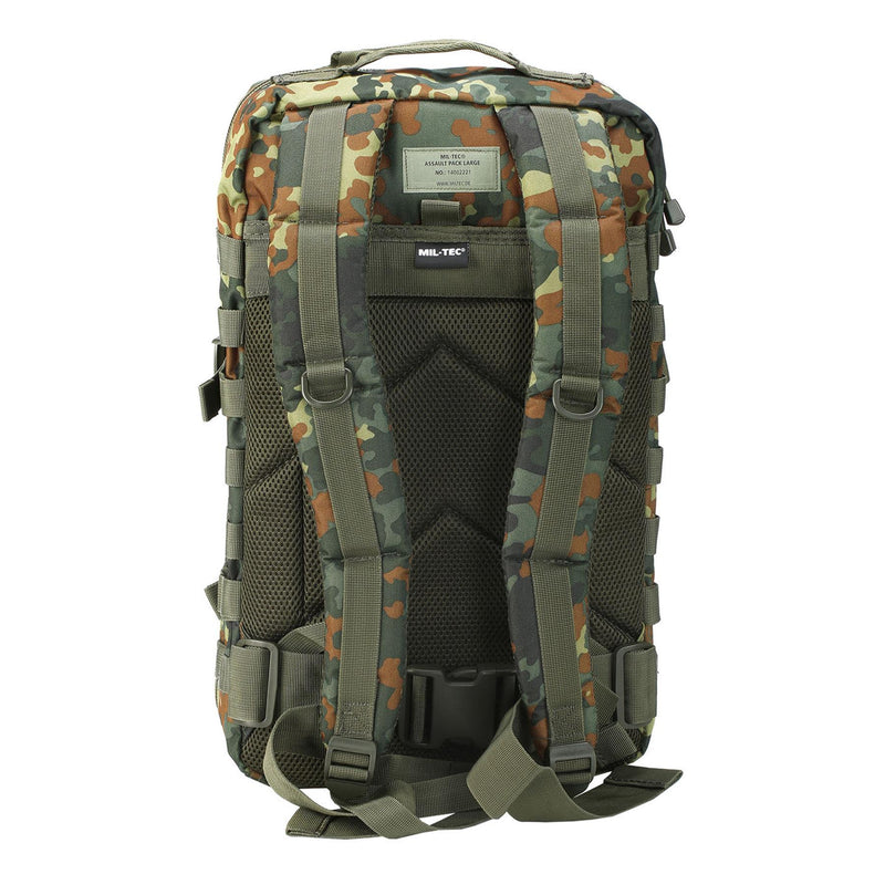 MIL-TEC US Assault Trekkingrucksack groß 36L Rucksack Flecktarn Tagesrucksack Tasche