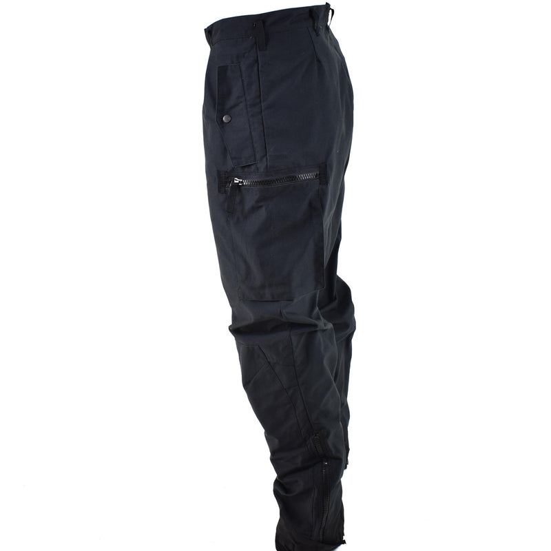 Original Schwedische Armee M90 ​​Hose Schwarz Feld Kampfhose BDU Neu