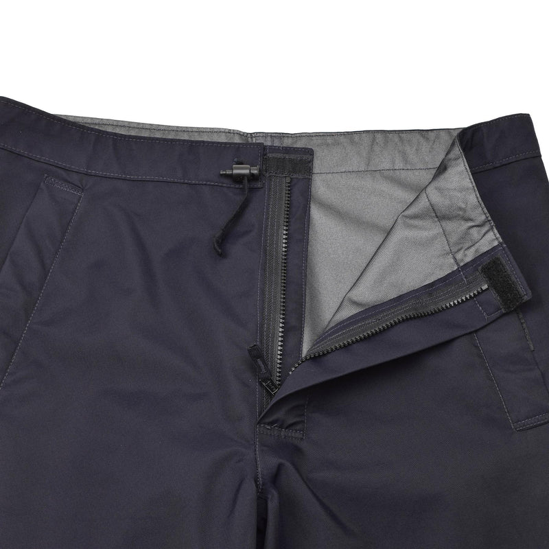 Original britische Polizei-Regenhose, wasserdicht, für draußen, Hose für nasses Wetter, blau