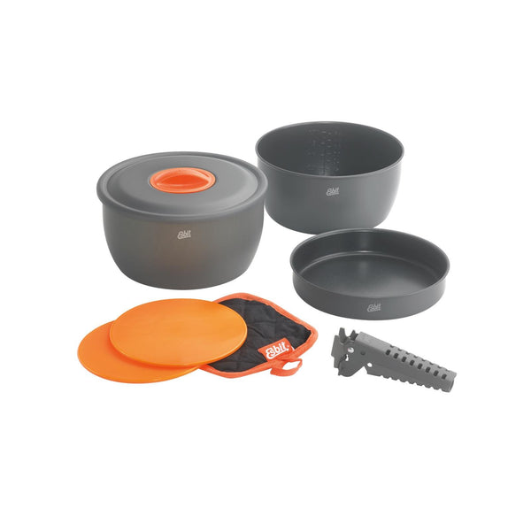 Kochgeschirr der Marke ESBIT, leichter, langlebiger Aluminium-Topf für Outdoor-Camping, BPA-frei