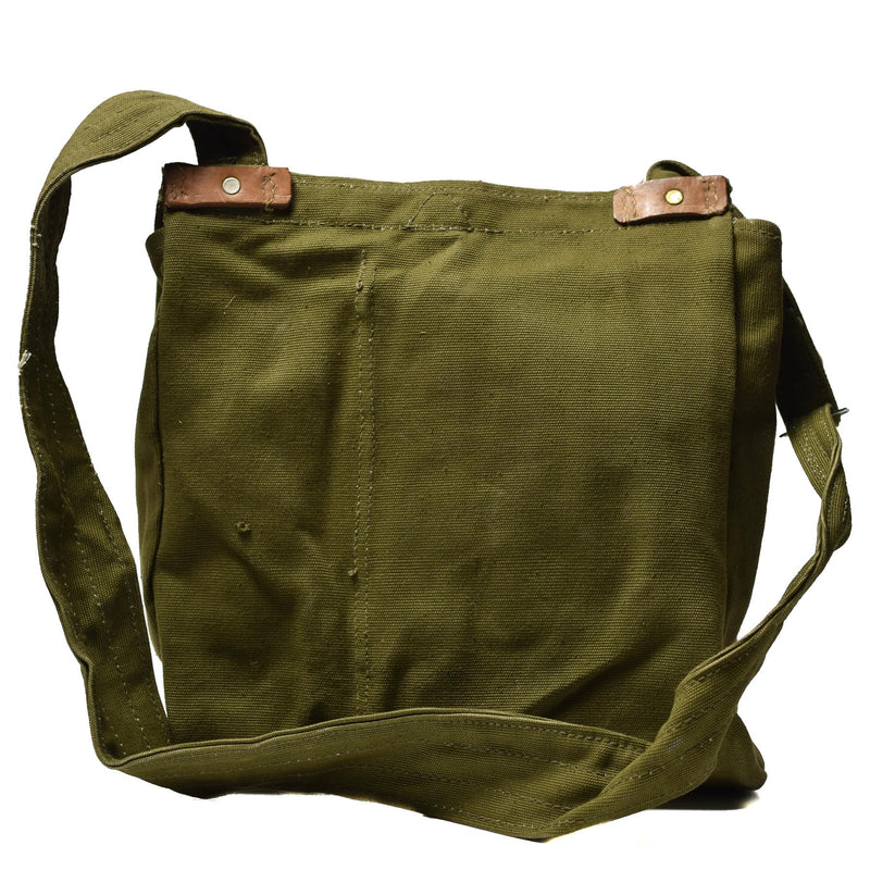 Original rumänische Armee Tragetasche Militär Überschuss grün Schultergurt Fall