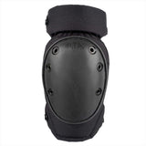 AltaCONTOUR Taktische Knieschützer, lange Kappe, ergonomische Konturform, AltaLok Schwarz