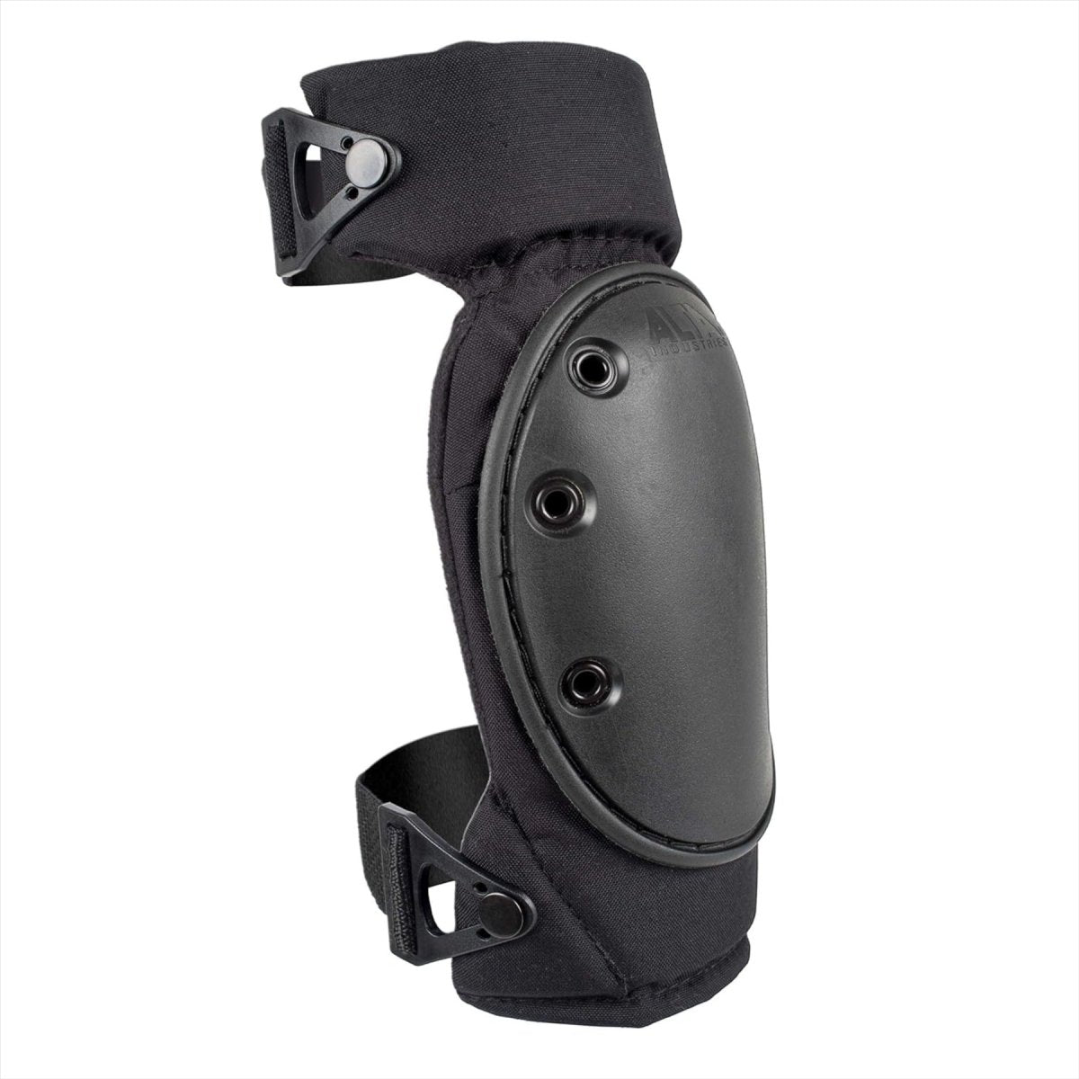 AltaCONTOUR Taktische Knieschützer, lange Kappe, ergonomische Konturform, AltaLok Schwarz