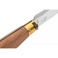Antonini Old Bear Klappmesser, 9,5 cm, Griff aus Edelstahl, Walnussholz