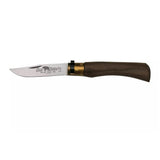 Antonini Old Bear Taschenmesser, 7 cm Edelstahlklinge, Griff aus Walnussholz