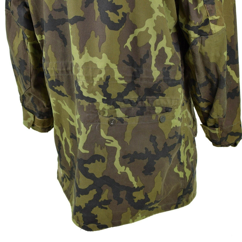 Original tschechische Armee Militär Kampf CZ 95 Camouflage Feldjacke Parka mit Kapuze
