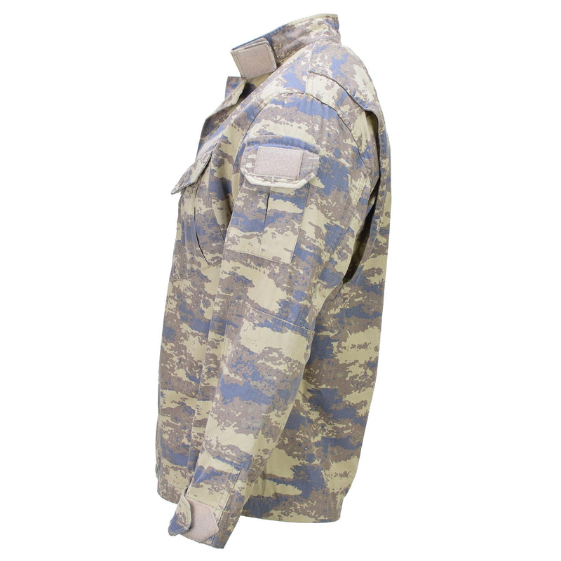 Echte türkische Militäruniformjacke Luftwaffe Langlebiger Ripstop M2018 Camo