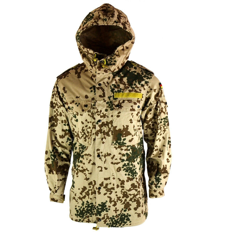 Original Bundeswehr Feldjacke Parka Armeeausgabe mit Kapuze Wüstenkampf Tropic
