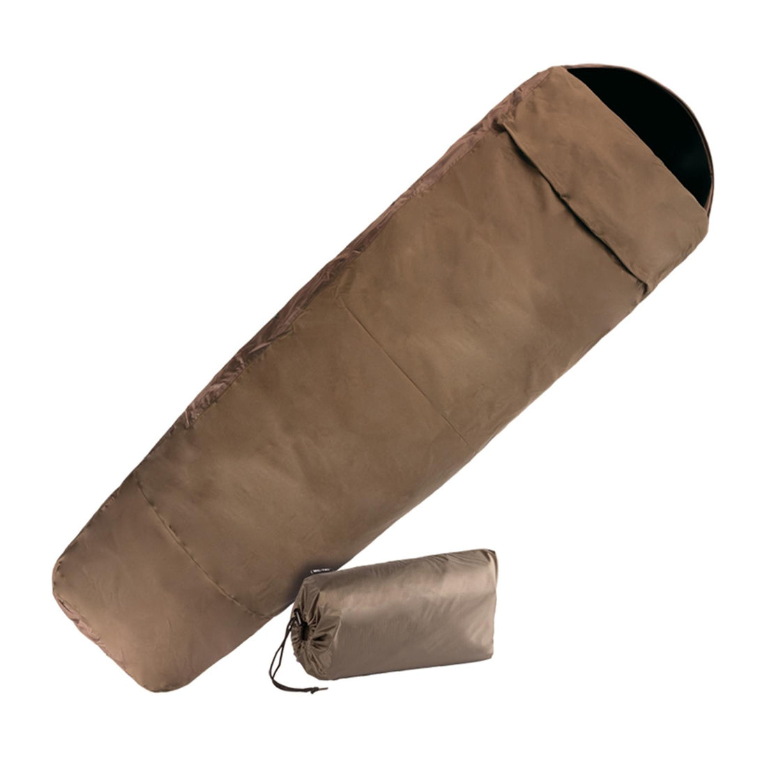 MIL-TEC Wasserdichter, atmungsaktiver Schlafsack, 3-lagiger Laminatbezug, Coyote