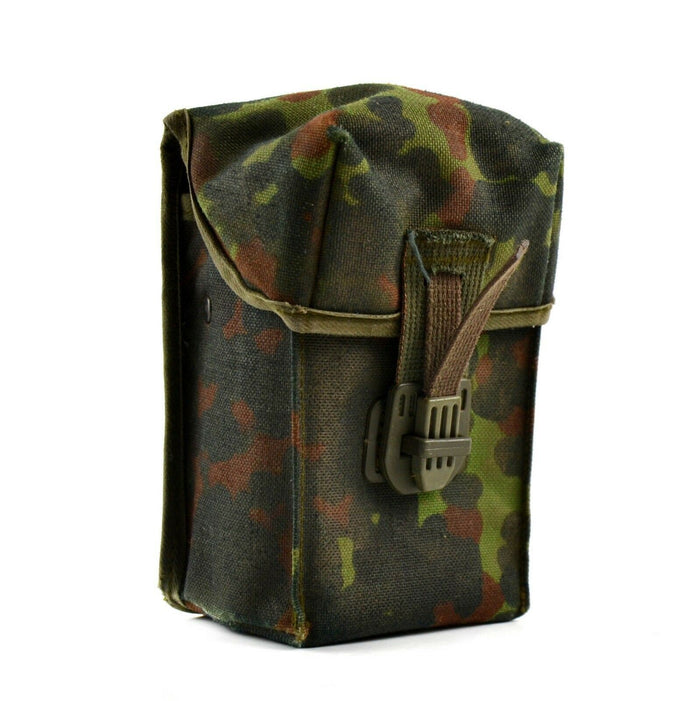 Original Bundeswehr Flecktarn Utility Pouch Gürteltasche Camo