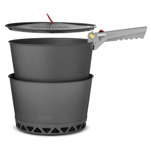 Primus PrimeTech Topfset 2,3L leichtes antihaftbeschichtetes Camping-Kochset aus Aluminium