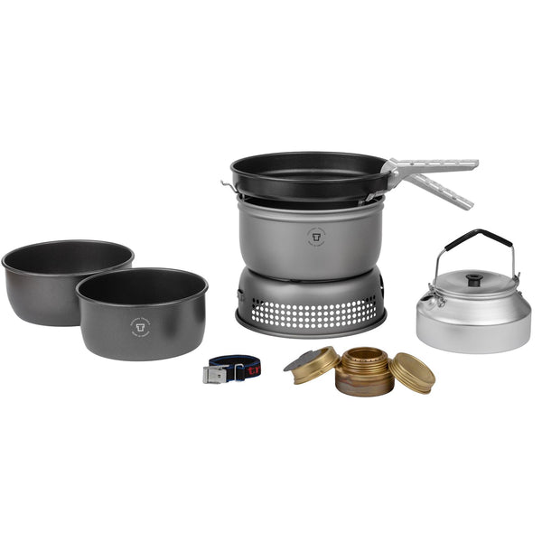 Trangia 1,75L Herdset Brennstoff Benzinbrenner Wanderkochgeschirr Leichtgewicht Aluminium