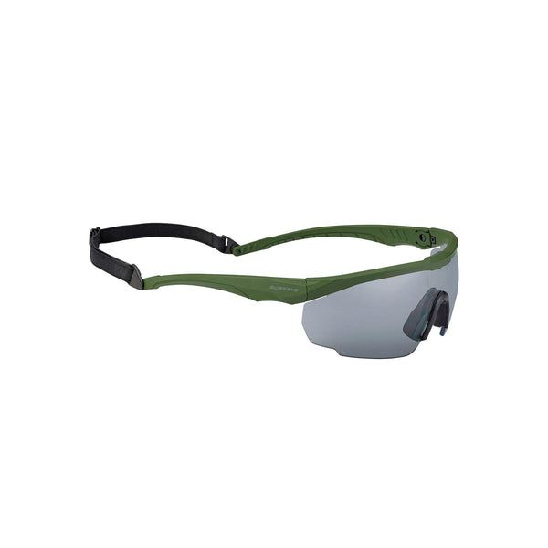 SWISS EYE Schutzbrille Antibeschlag UV-Schutz verstellbarer Winkel Schutzbrille Olive