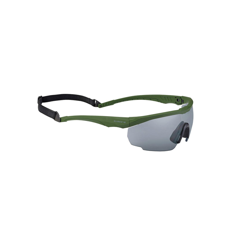 SWISS EYE Schutzbrille Antibeschlag UV-Schutz verstellbarer Winkel Schutzbrille Olive