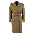 Originaler formeller Trenchcoat der niederländischen Armee, brauner Offiziersmantel im Militär-Surplus-Stil NEU