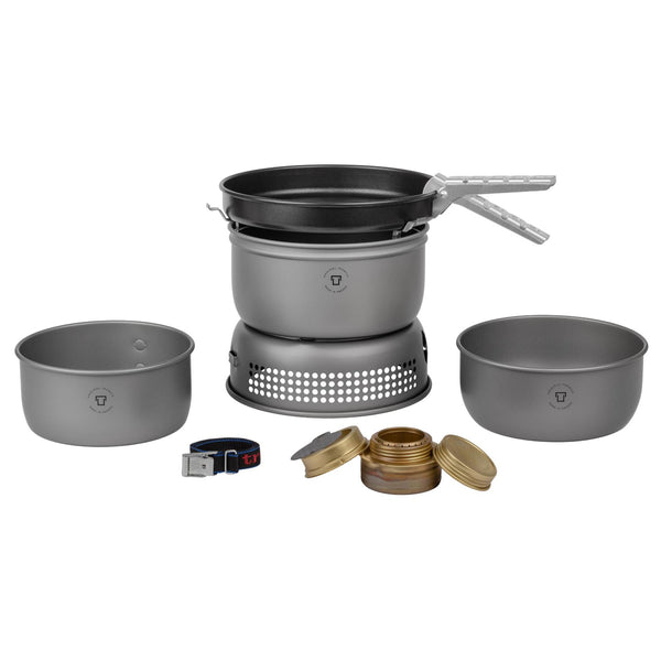 Trangia Backpacking Kocher Set Aluminium Set leichtes Kochgeschirr Camping Wandern