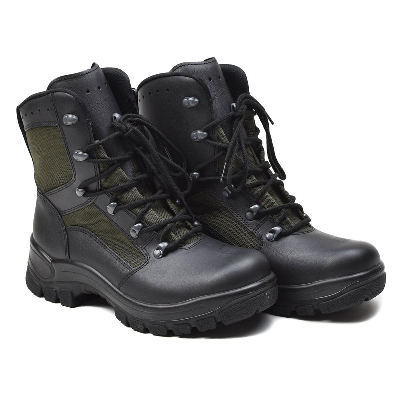 Original deutsche Militär Kampfstiefel Leder Textil taktische Feldschuhe NEU