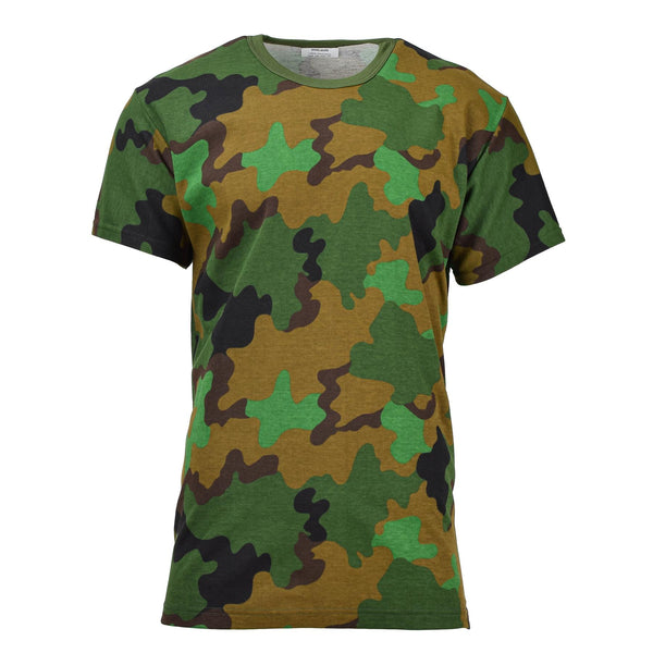 Original holländische Armee Woodland Camo Shirt T-Shirt Militär Überschuss Jungle neu