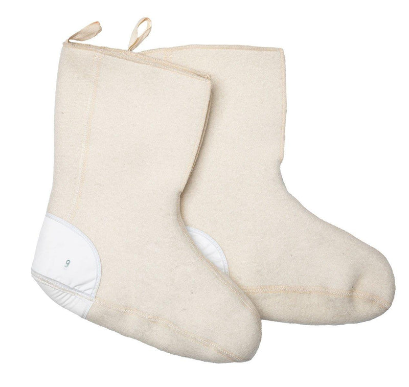 Original Mukluk Innenstiefel Kaltwetter Wolle Vintage Stiefel warm Liner weiß NEU