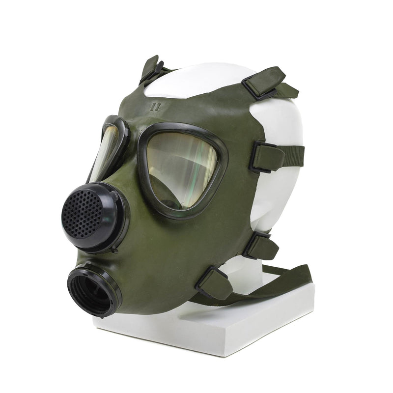 Rumänische M74 Gasmaske Vollgesichts-NBC-Atemschutzmaske Vintage oliv Militärüberschuss