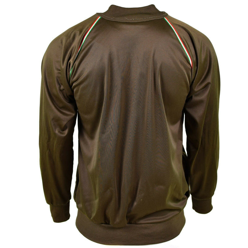 Echte italienische Armee Trainingsanzug Top Jacke Militär Sport Vintage