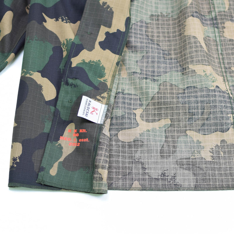 Echtes ungarisches Armeehemd M90 4-farbiges Camouflage Langarm Militär NEU