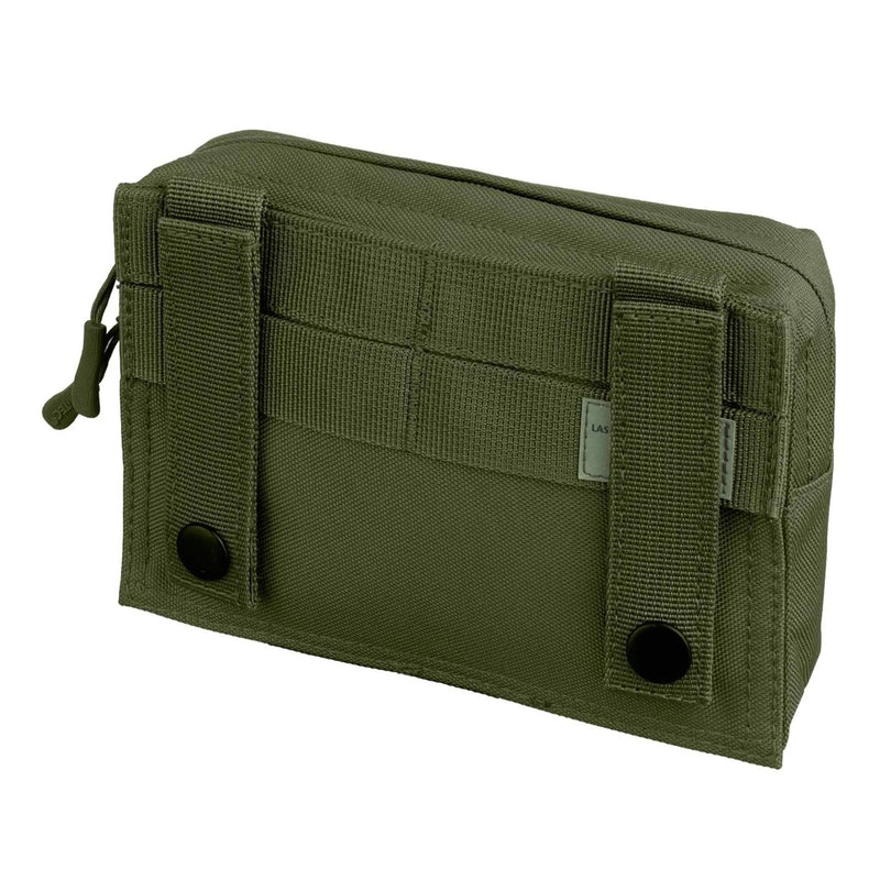 MIL-TEC lasergeschnittene Mehrzweck-Gürteltasche aus Molle-Gurtband, taktische Tasche, klein, oliv