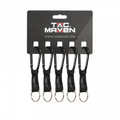 TAC MAVEN 6 mm Aluminium-Karabiner, 5 Stück, Outdoor-Schlüsselclips, Campingausrüstung