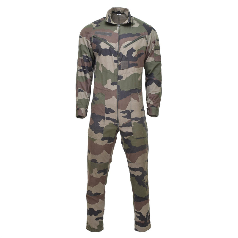 Originaler Overall für Mechaniker der französischen Armee, geräumige Passform, elastische CCE-Tarnung