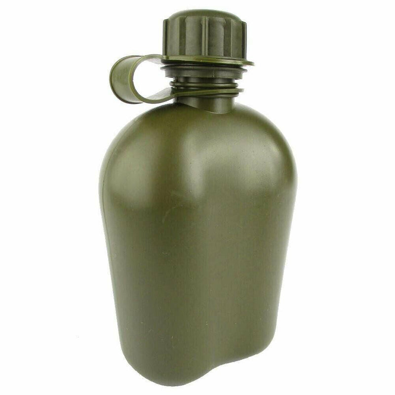 Feldflasche M1 im US Army-Stil mit Deckel und Alice-Clips US-Militär