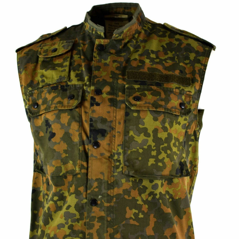 Original DEUTSCHE ARMEE WESTE MIT REISSVERSCHLUSS flecktarn camo taktischer Kampf BW Armee Ausgabe