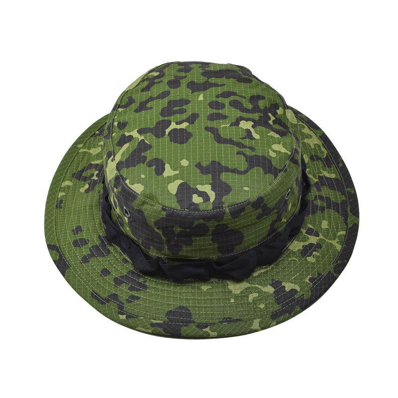 Original dänischer Bucket Hat M84 strapazierfähiger Ripstop-Sommer-Tropen-Boonie-Hut NEU