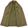 Originaler formeller Trenchcoat der niederländischen Armee, brauner Offiziersmantel im Militär-Surplus-Stil NEU