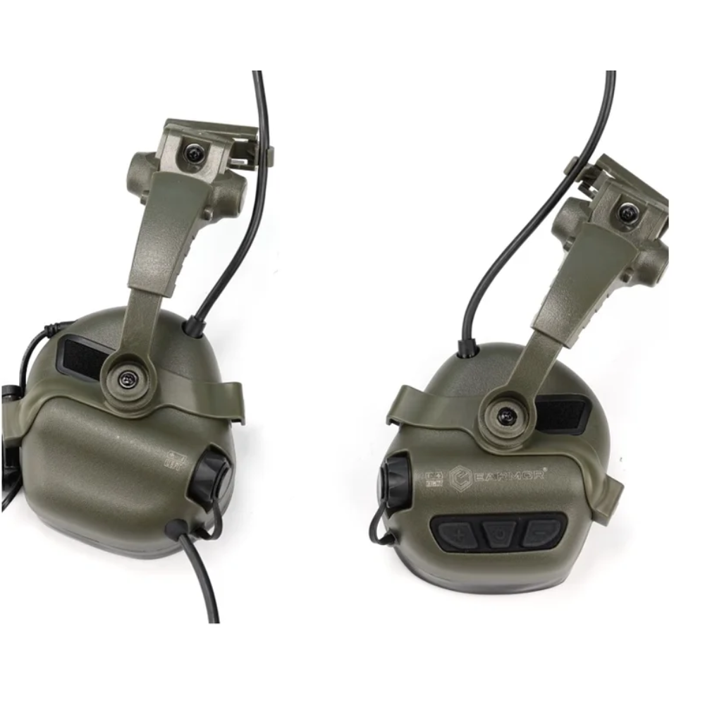 EARMOR M16A ARC Helmschienenadapter PLUS-Serie Gehörschutz Coyote Brown