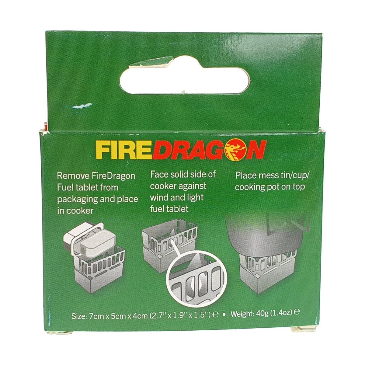 BCB FireDragon Mini Cooker MK2 robuster Outdoor-Camping-Wanderkocher aus Aluminium