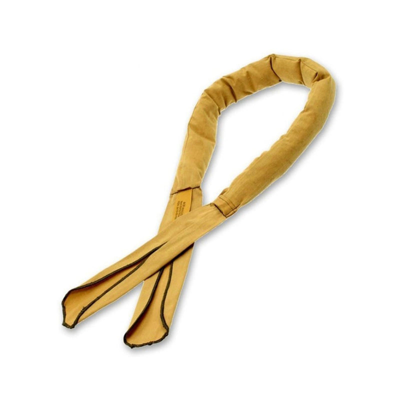 Mustard yellow strap on a white background