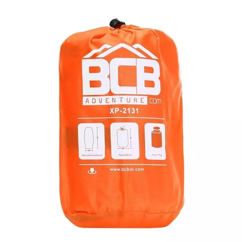 BCB Selbstaufblasende Isomatte fürs Bett, Mumienform, für Camping und Wandern