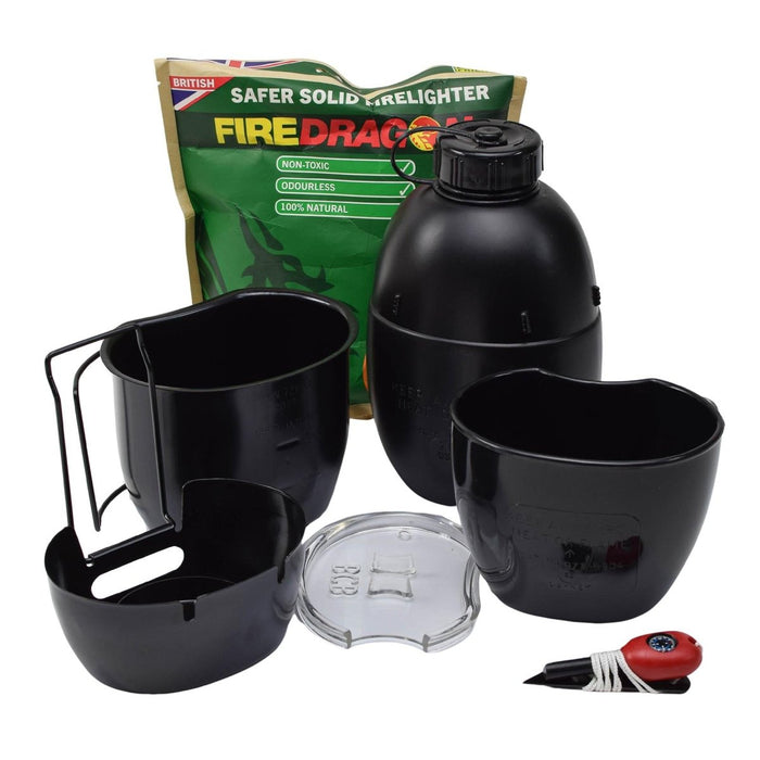 BCB The Crusader Kochsystem, Aluminium-Herdset, Kantinenbecher, Campingkocher – GoMilitar