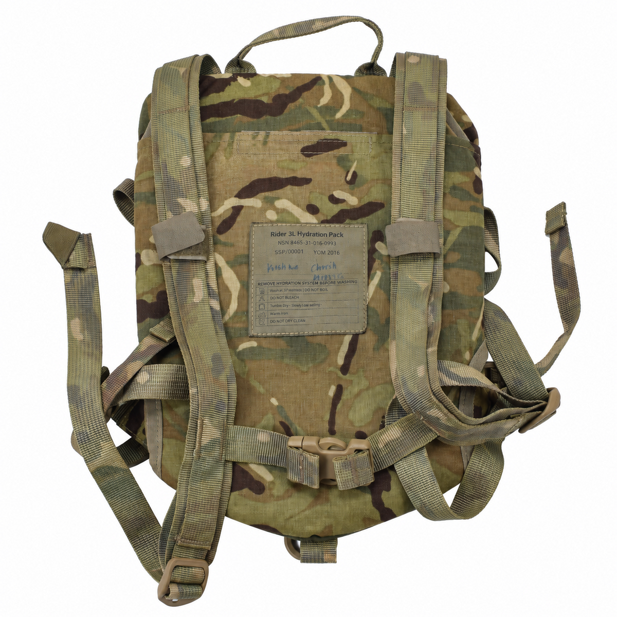 Original Israeli Military 3L Trinkrucksack Rider TPU Blase MTP Camo
