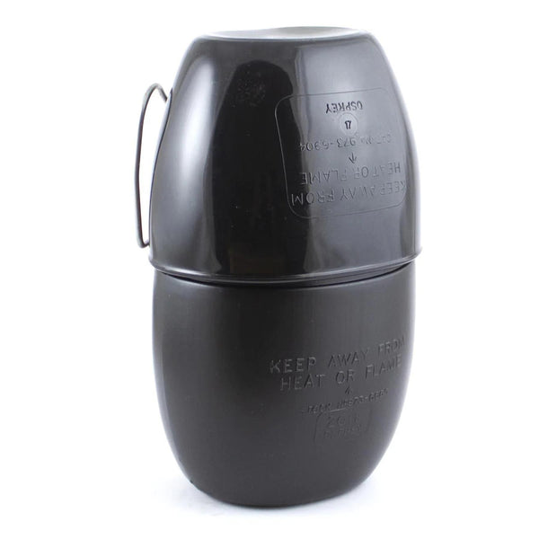 BCB Multi-Fuel Cooking System NATO-Flasche Aluminium-Kocher-Set Feldflasche schwarze Tasche