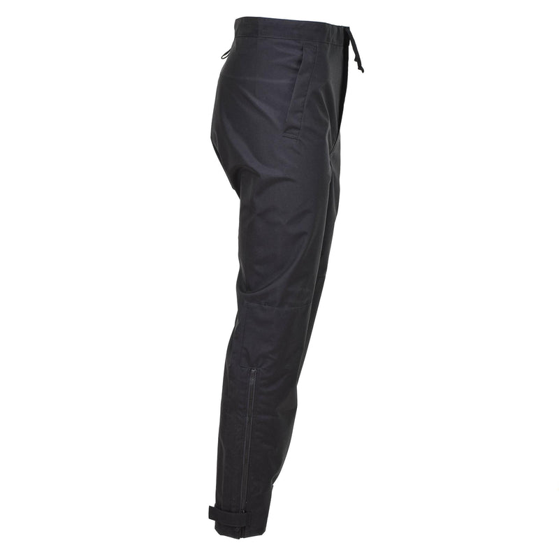 Original britische Metropolitan-Polizeihose, wasserdichte Outdoor-Regenhose, schwarz