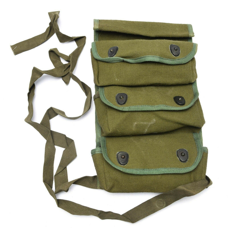 Original französische Armee Granatentasche Militär Munition Magazin 3 Zellen Tasche Etui