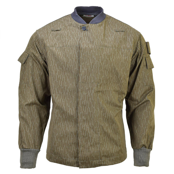 Original deutsche Militär NVA Strichtarn Camo Jacke Vintage Kampf Felduniform