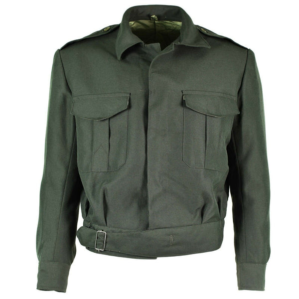 Original griechische Armee Field Ike Jacke Gabardine Wolle Blaze Griechenland Militär NEU