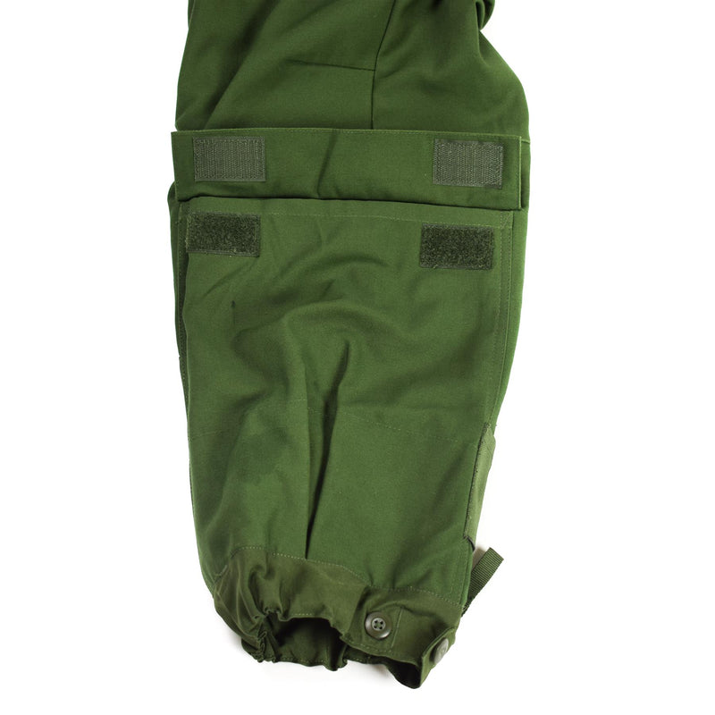 Original schwedische Thermo-Tankerhose M90 ​​Olive BDU Hose mit Hosenträgern Overall NEU