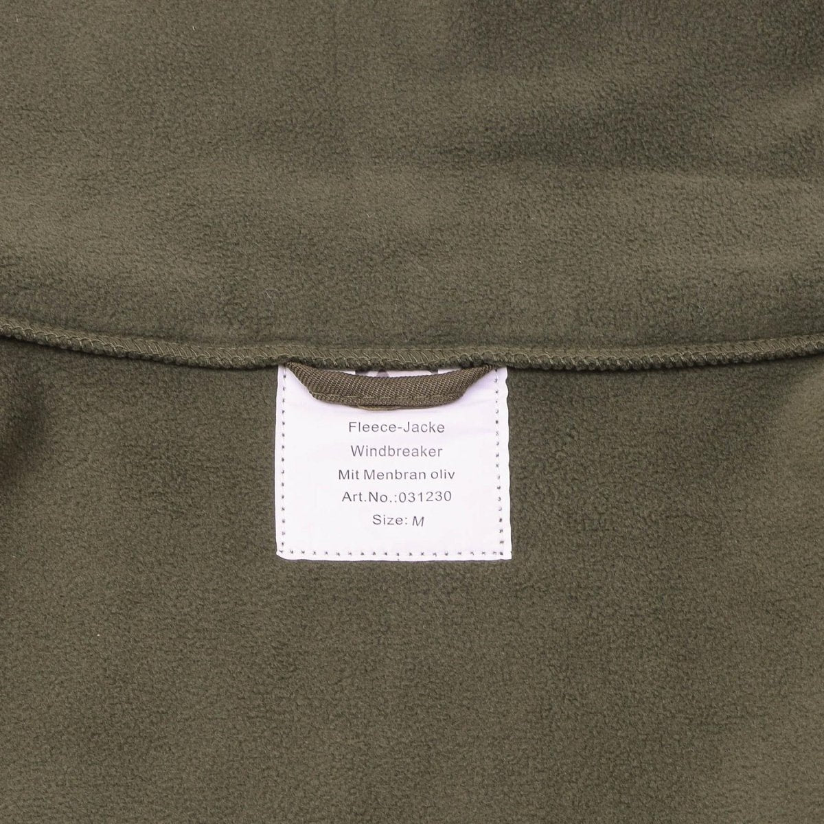 Blochl Brand Fleecejacke im österreichischen Militärstil, hoher Kragen, durchgehender Reißverschluss, atmungsaktiv