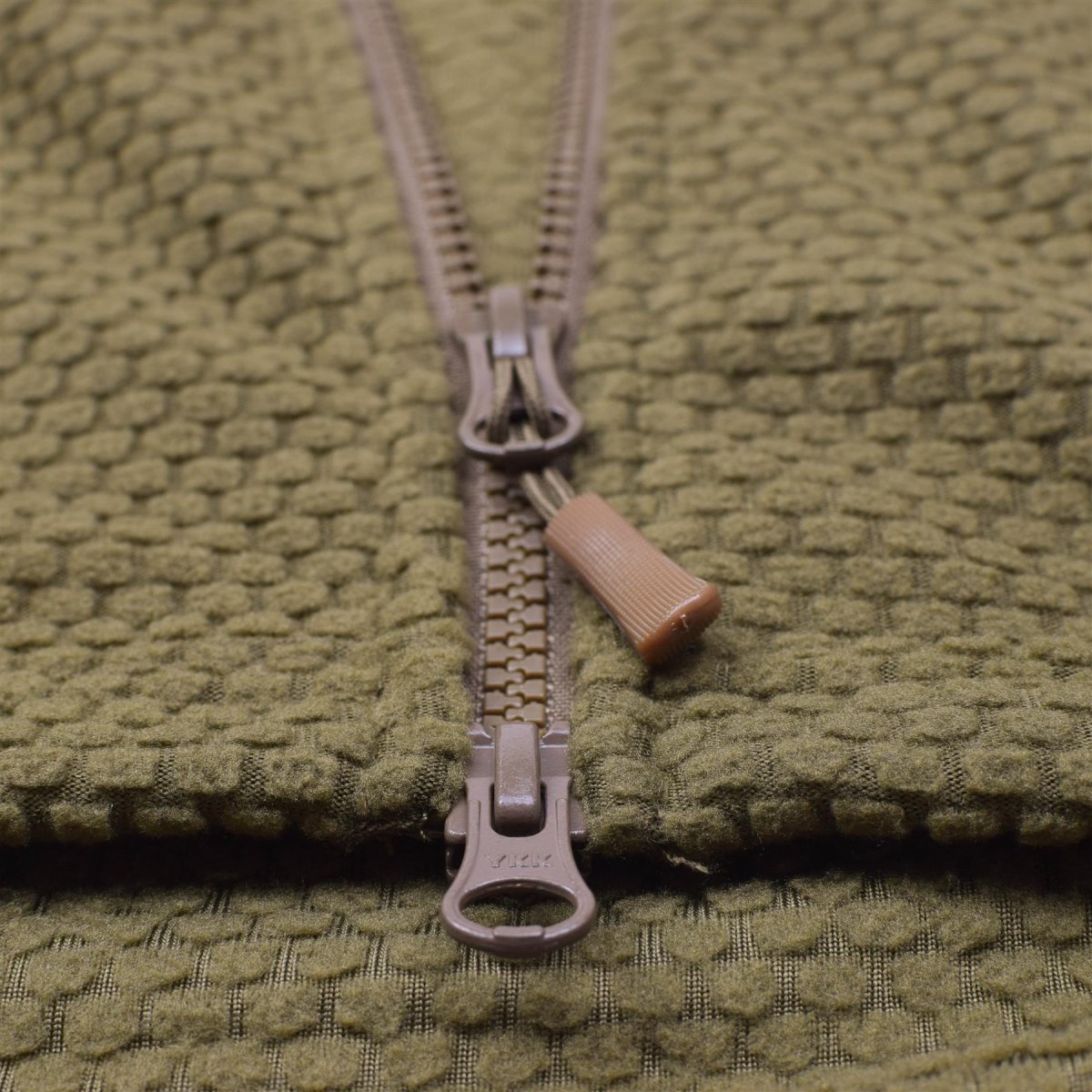 Blochl Brand Jacke im Military-Stil mit Kapuze, Thermofleece verstärkt, Coyote NEU