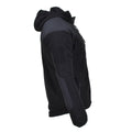 Blochl Brand Militär-Stil Thermojacke Fleece mit Kapuze verstärkt schwarz NEU